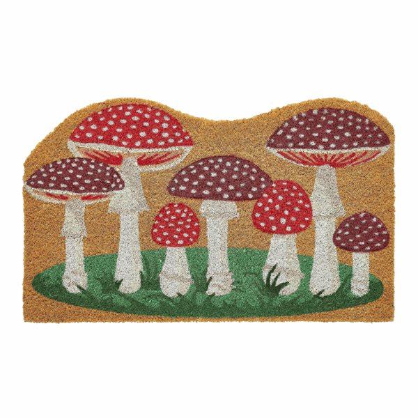 VCNY Home Mushroom Outdoor Coir Doormat - image 