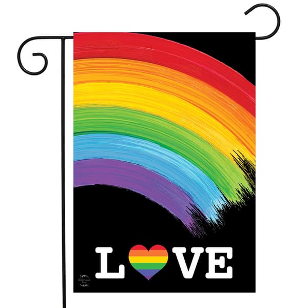 Briarwood Lane Rainbow Love Garden Flag - image 