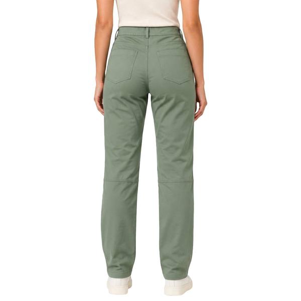 Womens Zac & Rachel Solid Twill Straight Leg Pants