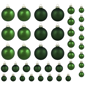 Northlight 40ct. Shiny & Matte Glass Ball Ornaments - image 2