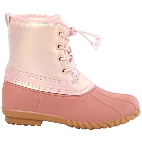 Girls Olivia Miller Ombre Iridescent Duck Boots