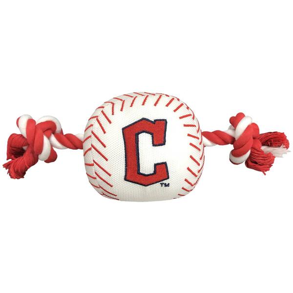 MLB Cleveland Guardians Baseball Rope Toy - image 