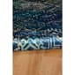 Linon Emerald Navy Detailed Area Rug - 6x9 - image 2