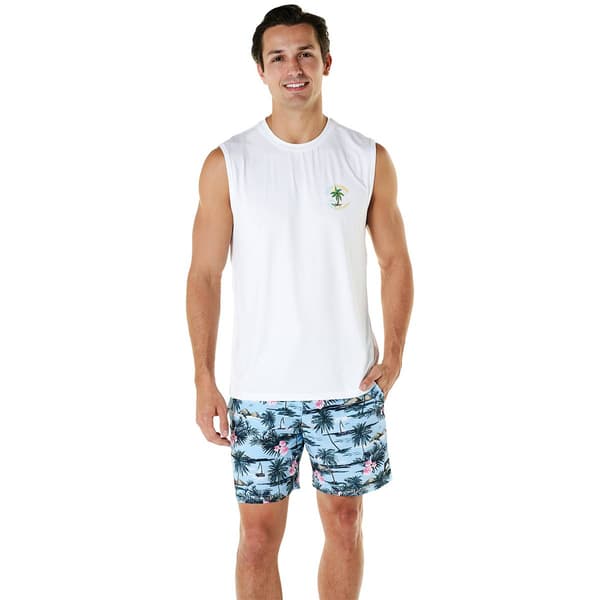 Mens Quiksilver Cabos Graphic Sun Tank - image 