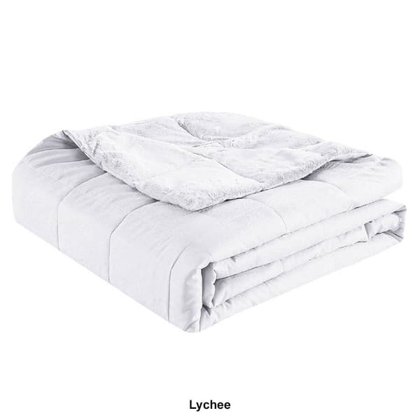 Wesley Mancini Cozy Reversible Jacquard Blanket