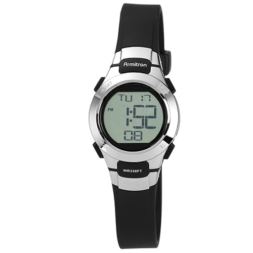 Womens Armitron Digital Sport Watch - 45-7012BLK