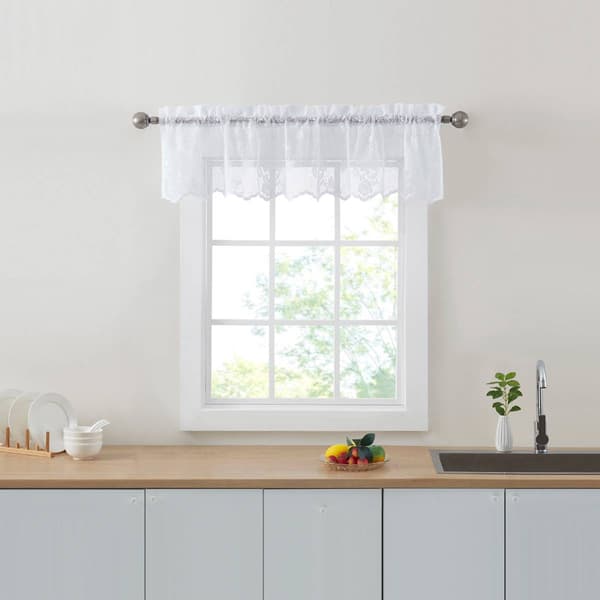 Lacy Embroidered Valance - image 