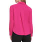 Womens Calvin Klein Long Sleeve Solid Twist Front Airflow Blouse - image 2