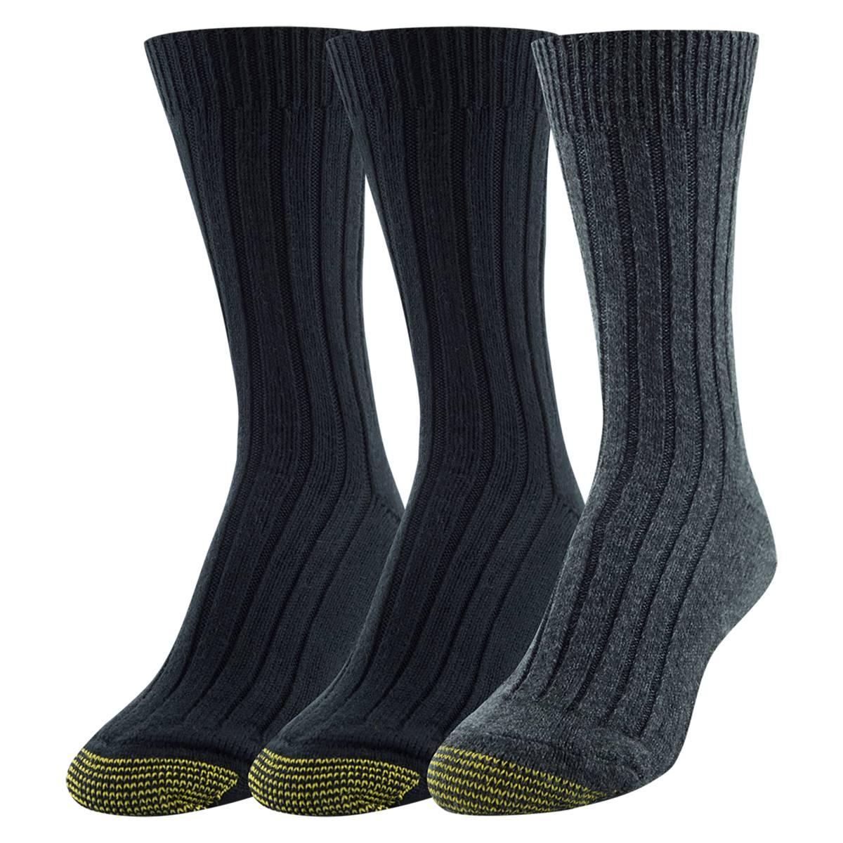 Womens Gold Toe® 3pk. Casual Weekender Crew Socks