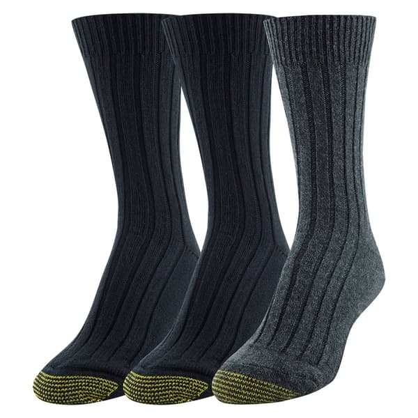 Womens Gold Toe(R) 3pk. Casual Weekender Crew Socks - image 