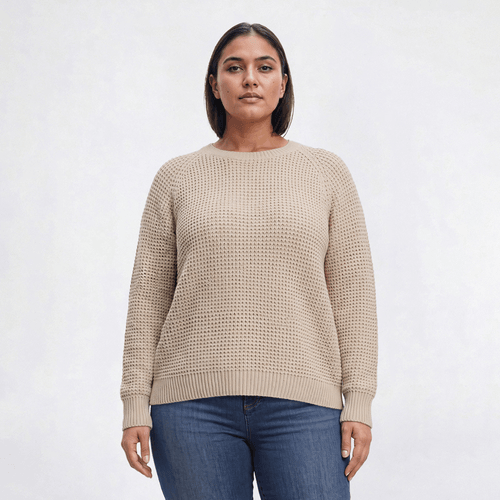 Plus Size Architect(R) Long Sleeve Chenille Thermal Sweater