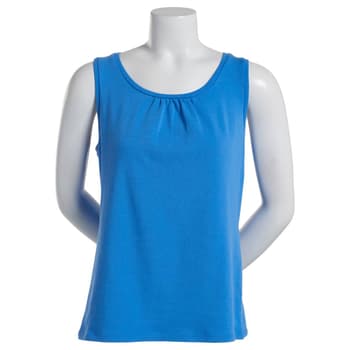 Petite Preswick & Moore Tank Top with Shirring - Boscov's