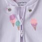 Baby Girl (NB-9M) Carter''s® Ice Cream 2 Way Textured Pajamas - image 2