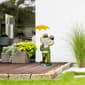 Alpine Smiling Frog w/ Yellow Umbrella Statue - image 2