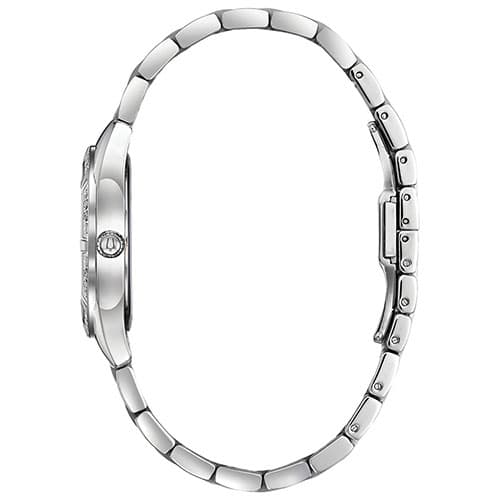Womens Bulova White Dial Bracelet Watch - 96R228