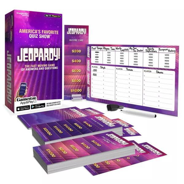 Imagination Gaming Jeopardy Board Game - image 