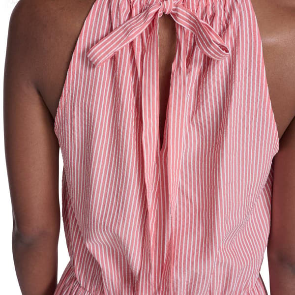Womens Tommy Hilfiger Sleeveless Seersucker Stripe Maxi Dress