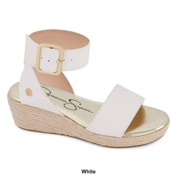 Big Girls Jessica Simpson Asha Cuff Wedge Sandals