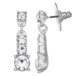 You''re Invited Crystal Small Stone Pierced Post Earrings