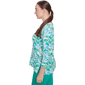 Womens Ruby Rd. Paradise Cove Tossed Leaves Embellished Tee - image 4