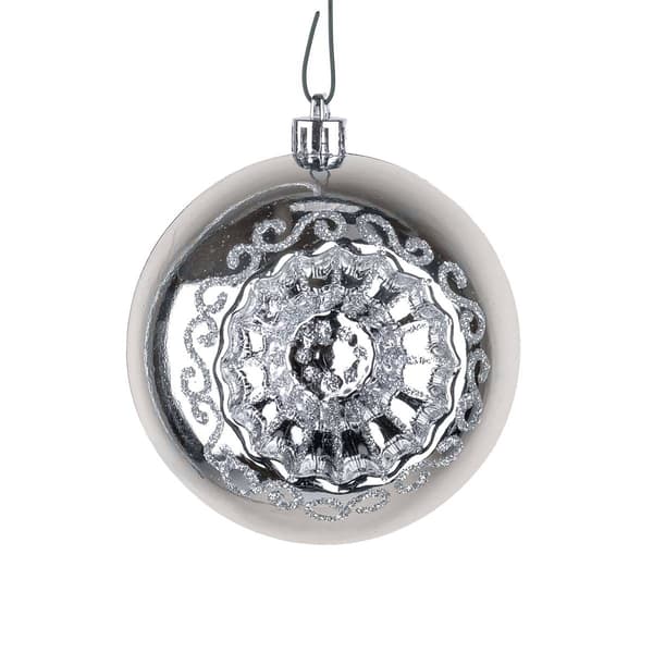 National Tree 6pc. Silver Shatterproof Ornament Balls