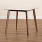 Baxton Studio Kaylee Walnut Brown Finished Wood Dining Table - image 6
