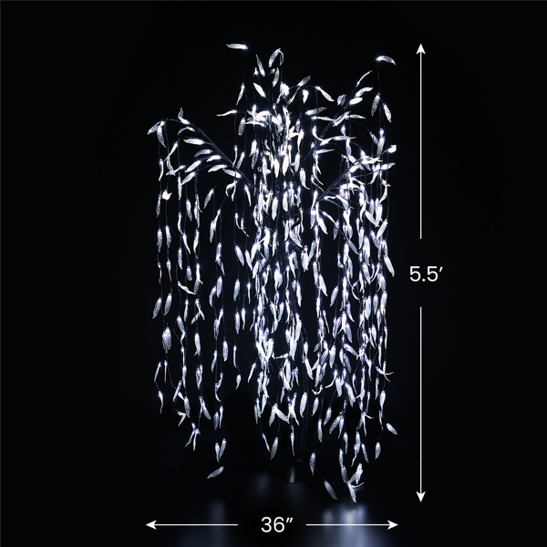 Northlight LED Lighted Willow Tree Outdoor Halloween Decoration
