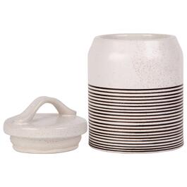 Home Essentials 40oz. Loop Lid Speckled Canister - Charcoal