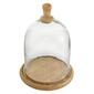 9th &amp; Pike® Clear Glass And Wood Cloche - image 6