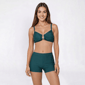 Womens Cupshe Solid U Wire Bralette Swim Top - image 1