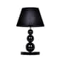 Elegant Designs Pearl Black Chrome Metal Three Tier Ball Lamp - image 1
