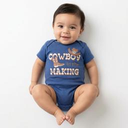 Baby Boy (NB-9M) Baby Starters Cowboy in the Making Bodysuit
