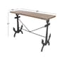 9th & Pike® Brown Coastal Metal Console Table - image 5