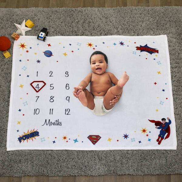 Warner Bros. Superman&#8482; Milestone Baby Blanket