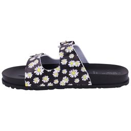 Womens Capelli New York Daisies Double Strip Slide Sandals