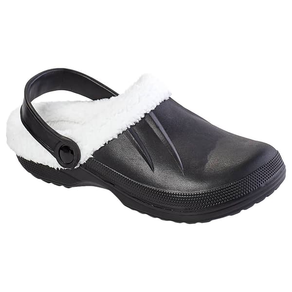 Womens Ella & Joy Faux Fur Lined Clogs - image 