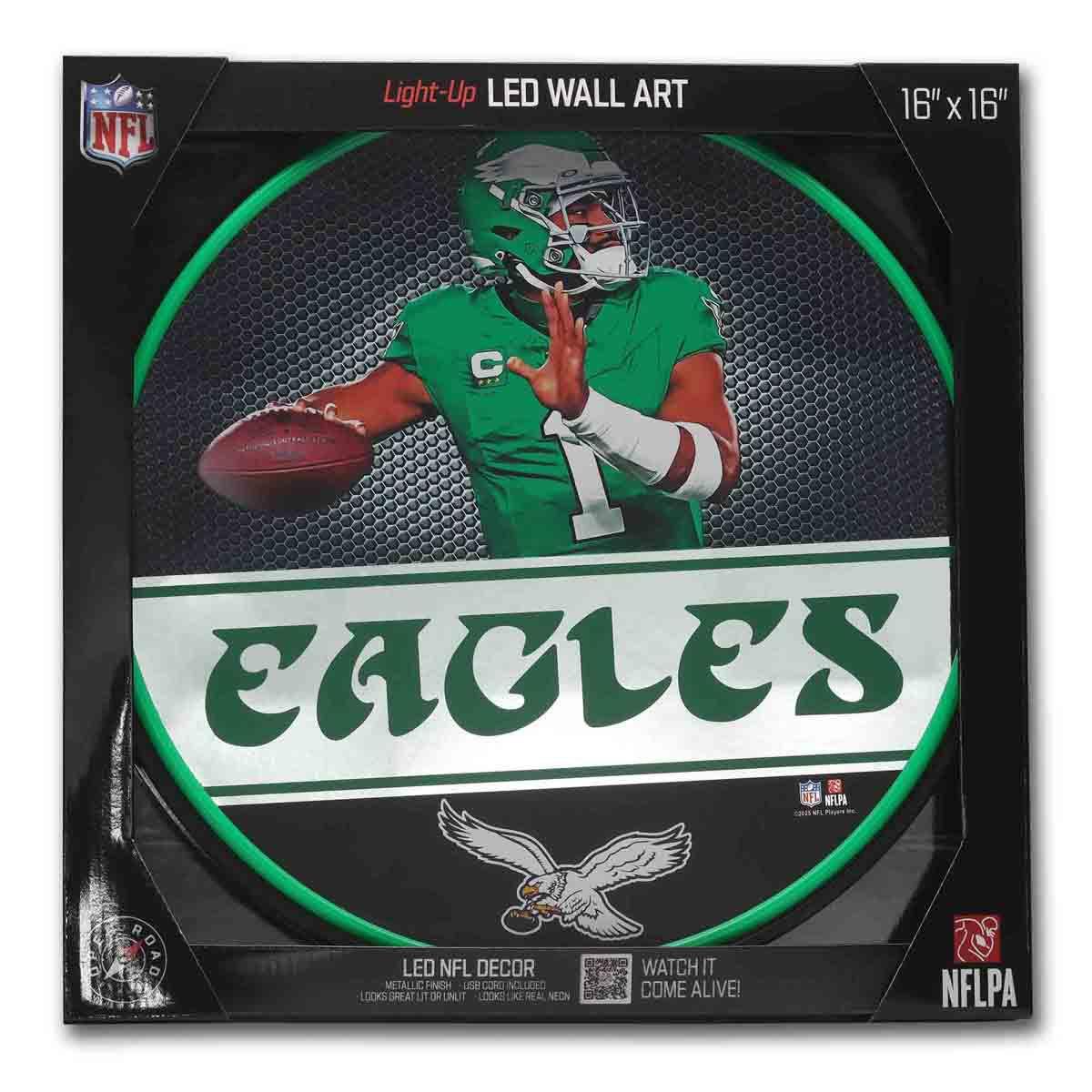 Open Road Eagles Hurts Round LED Wall Decor