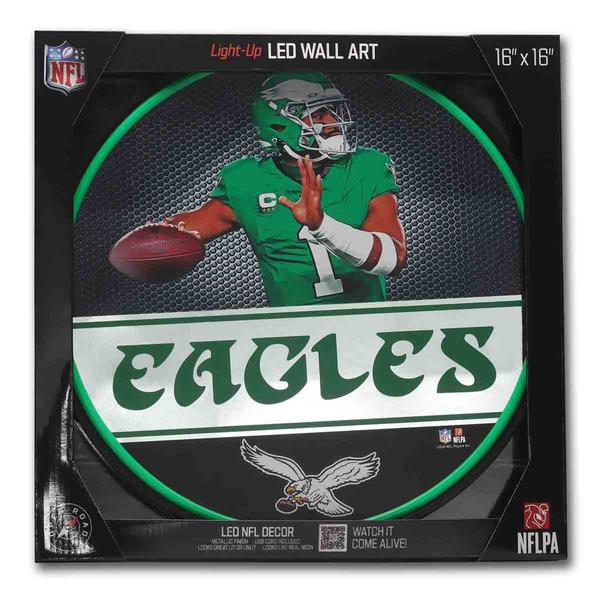 Open Road Eagles Hurts Round LED Wall Decor