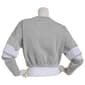 Juniors Derek Hear Stripe Sleeve New York Cropped Sweatshirt - image 2