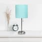 LimeLights White Stick Lamp w/Charging Outlet & Fabric Shade - image 5