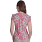 Womens Tommy Hilfiger Sleeveless Ruffle Front Floral Blouse - image 2