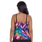 Womens Great Lengths Ribbon Candy Ruffle Faux Skirtini One Piece - image 2