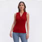 Womens Architect® Ribbed Button Front Henley Tank Top - image 2
