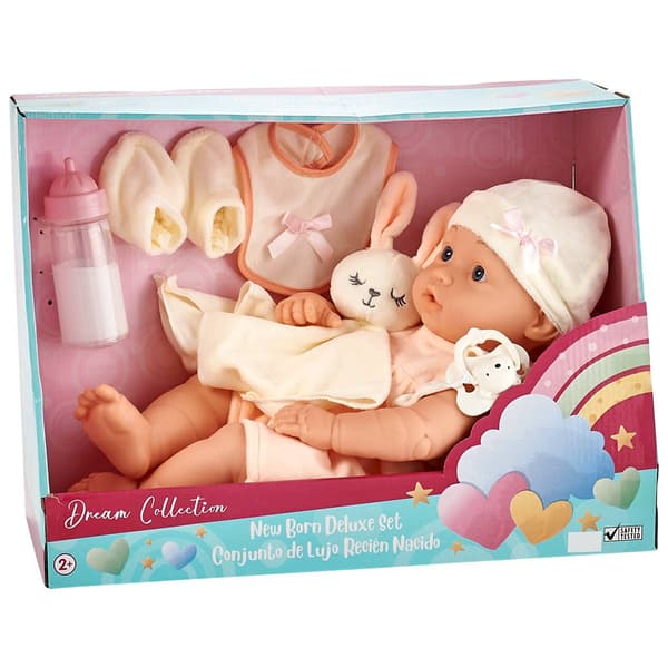 Dream Collection 16in. Newborn Deluxe Doll Set - image 