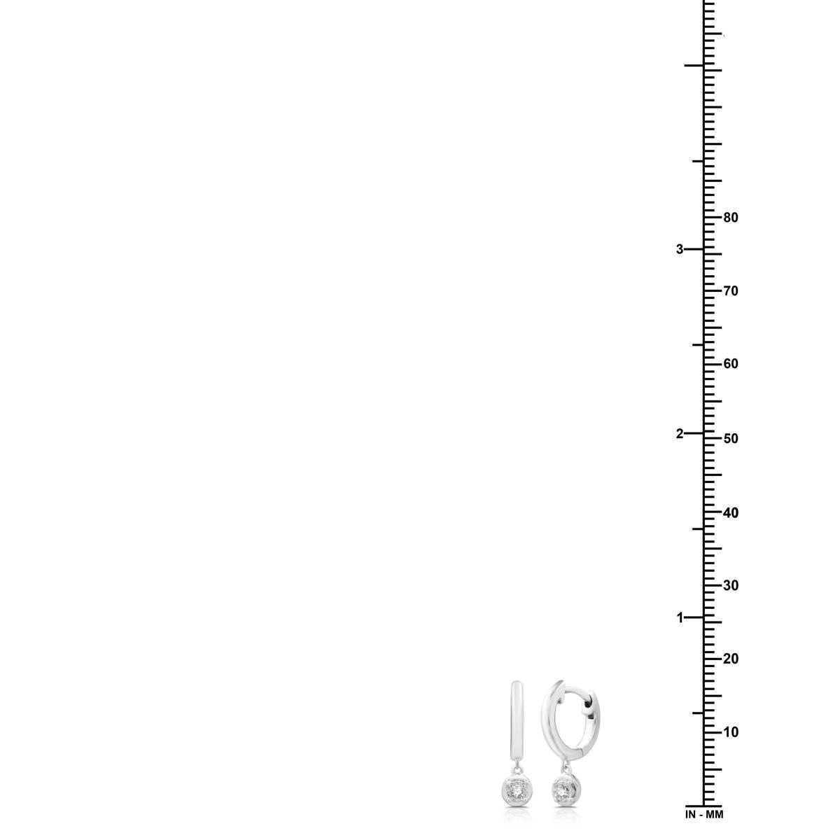 Nova Star® 1/4ctw. Lab Grown Diamond Two-Tone Hoop Earring Set