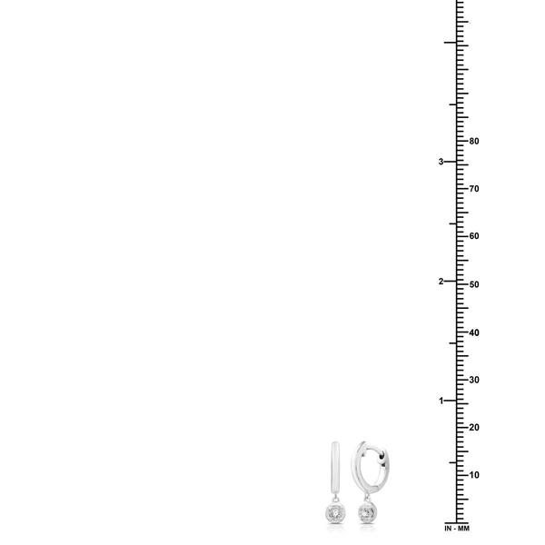 Nova Star® 1/4ctw. Lab Grown Diamond Two-Tone Hoop Earring Set