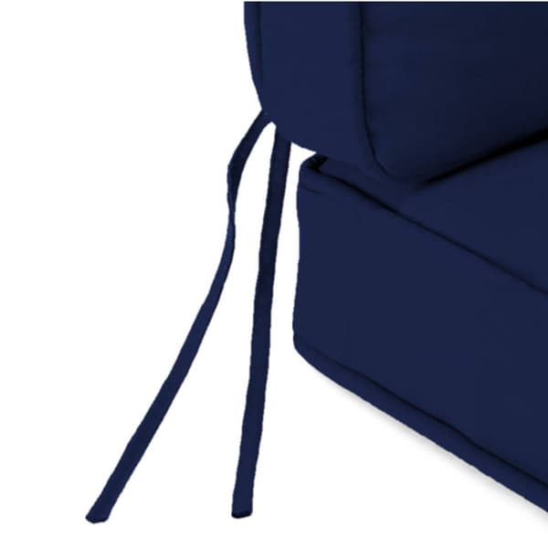 Jordan Manufacturing Solid Boxed Edge High Back Cushion