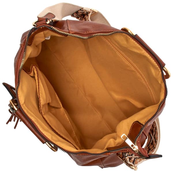 DS Fashion Guitar Strap Tote With Tassel
