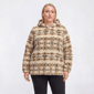 Plus Size Mountain Ridge Long Sleeve Sherpa Ikat Pullover Hoodie - image 1