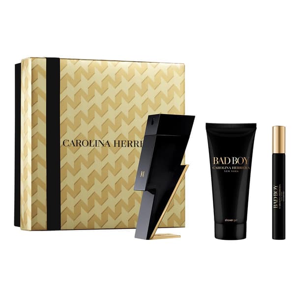 Carolina Herrera Bad Boy Eau de Toilette 3pc. Gift Set - image 